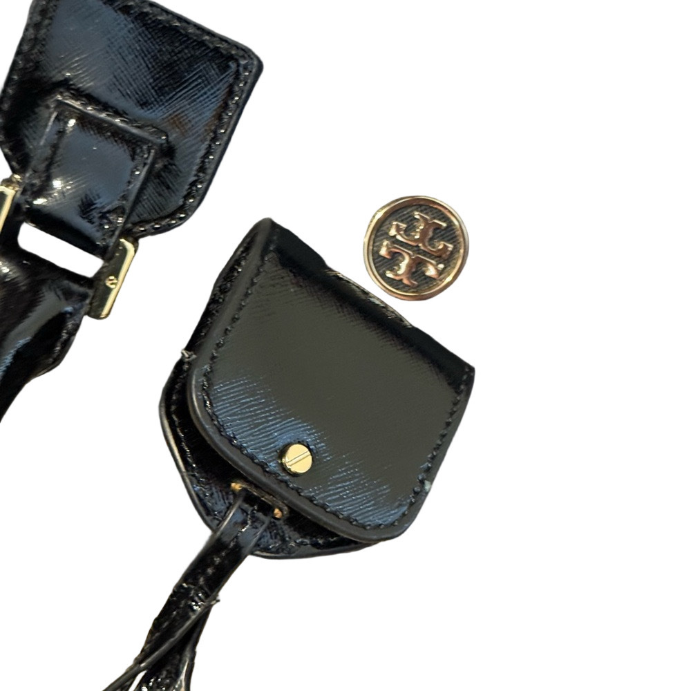 Tory Burch Black Leather Travel Bag - Picture 8 of 11